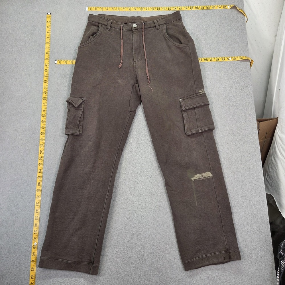 Helly Hansen Joggers Mens L Cargo Pockets Green Fleece HH34658